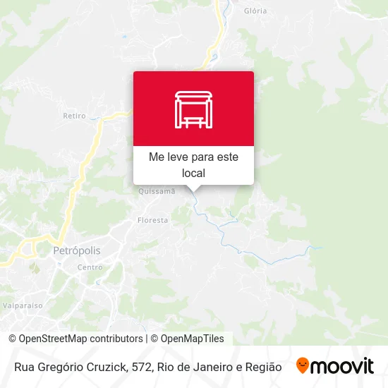 Rua Gregório Cruzick, 572 mapa