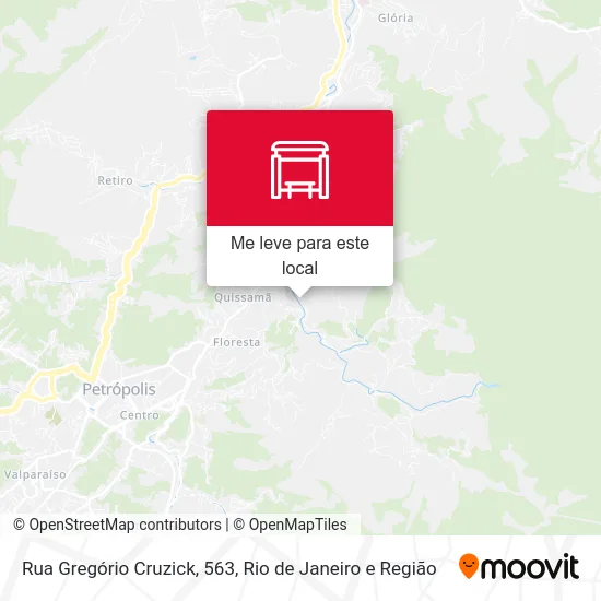 Rua Gregório Cruzick, 563 mapa