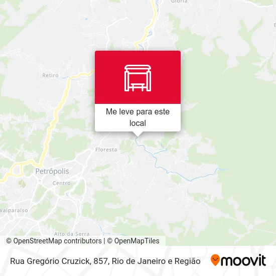 Rua Gregório Cruzick, 857 mapa