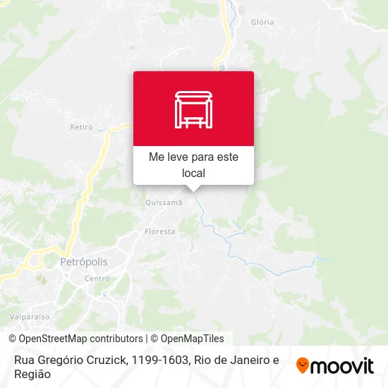 Rua Gregório Cruzick, 1199-1603 mapa