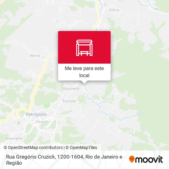 Rua Gregório Cruzick, 1200-1604 mapa