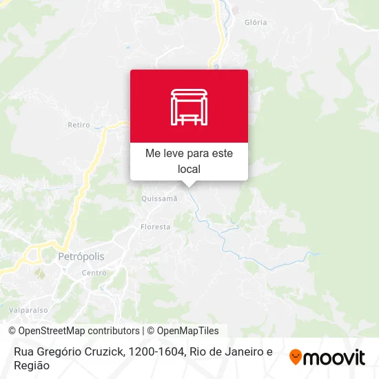 Rua Gregório Cruzick, 1200-1604 mapa