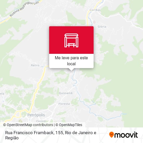 Rua Francisco Framback, 155 mapa