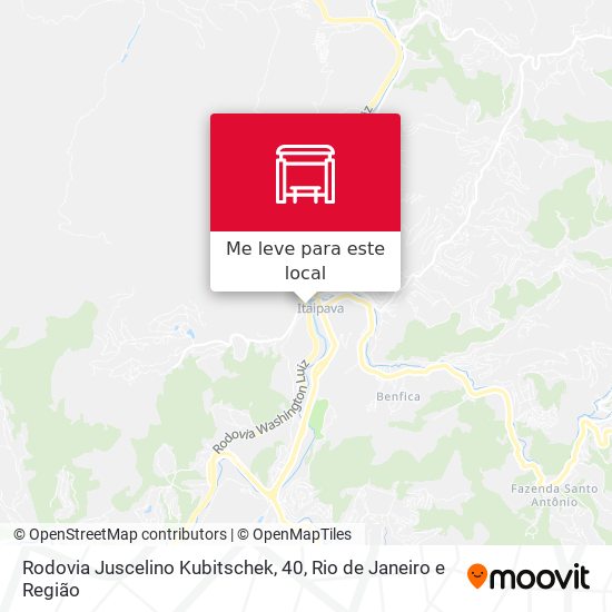 Rodovia Juscelino Kubitschek, 40 mapa