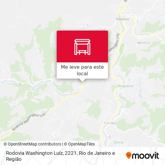 Rodovia Washington Luíz, 2221 mapa