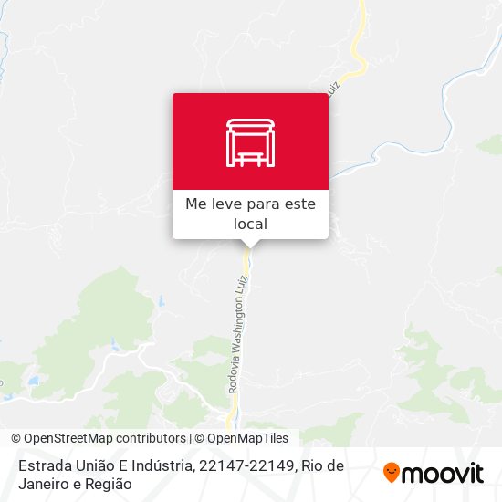 Estrada União E Indústria, 22147-22149 mapa