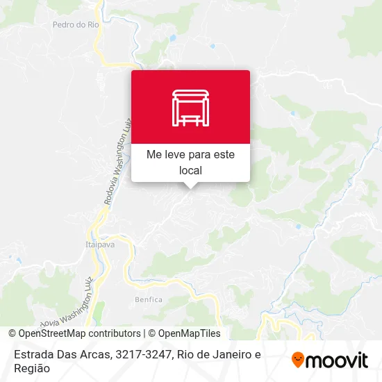 Estrada Das Arcas, 3217-3247 mapa