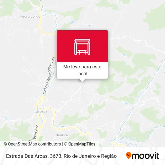 Estrada Das Arcas, 3673 mapa