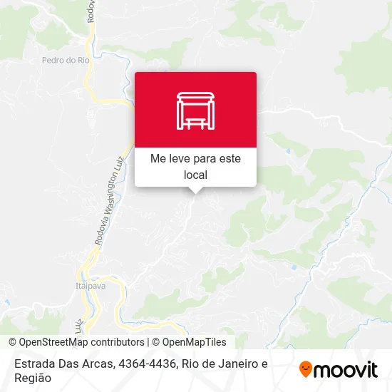 Estrada Das Arcas, 4364-4436 mapa