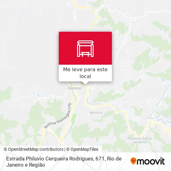 Estrada Philuvio Cerqueira Rodrigues, 671 mapa