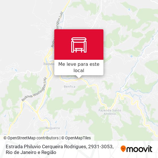 Estrada Philuvio Cerqueira Rodrigues, 2931-3053 mapa