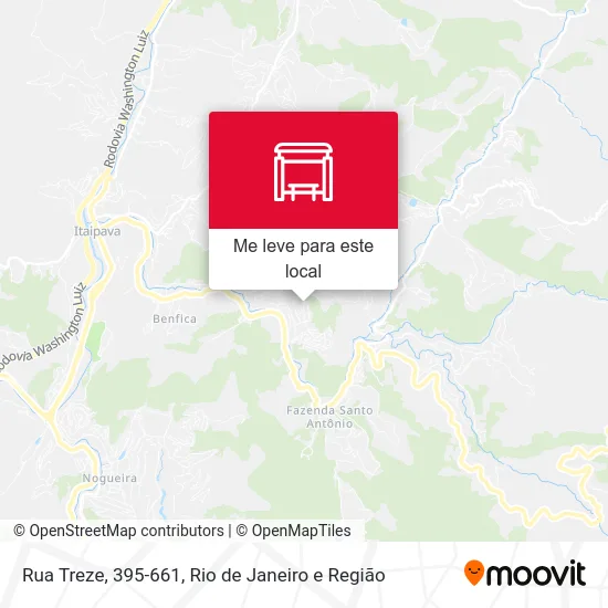 Rua Treze, 395-661 mapa