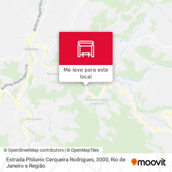 Estrada Philuvio Cerqueira Rodrigues, 3000 mapa