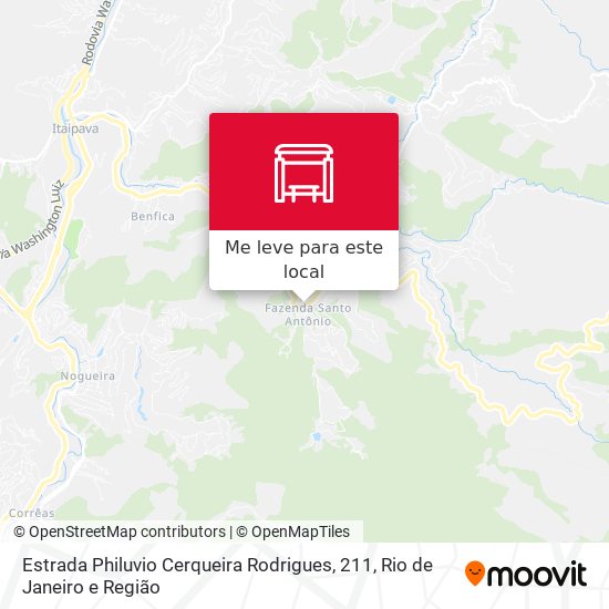 Estrada Philuvio Cerqueira Rodrigues, 211 mapa