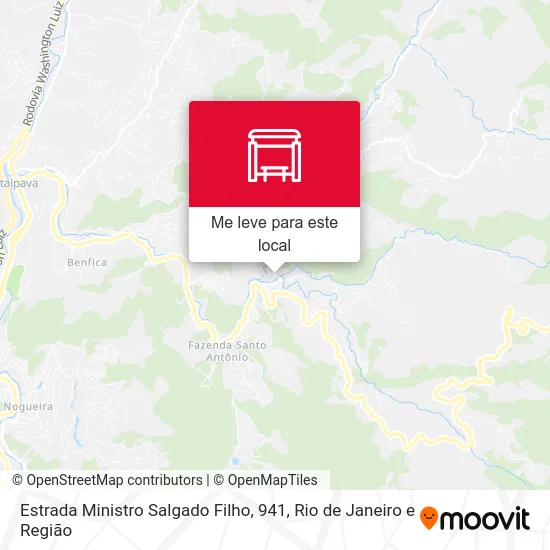 Estrada Ministro Salgado Filho, 941 mapa