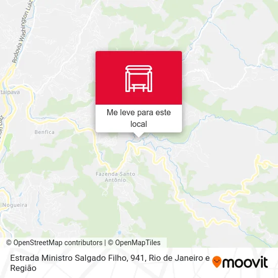 Estrada Ministro Salgado Filho, 941 mapa