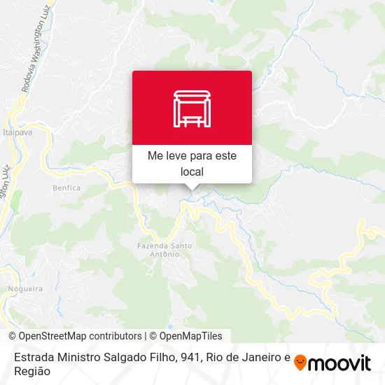 Estrada Ministro Salgado Filho, 941 mapa