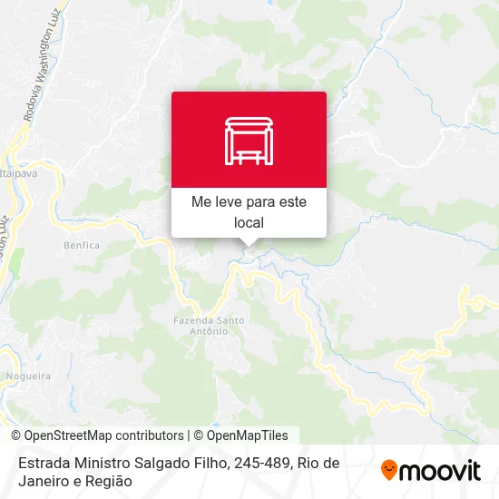 Estrada Ministro Salgado Filho, 245-489 mapa