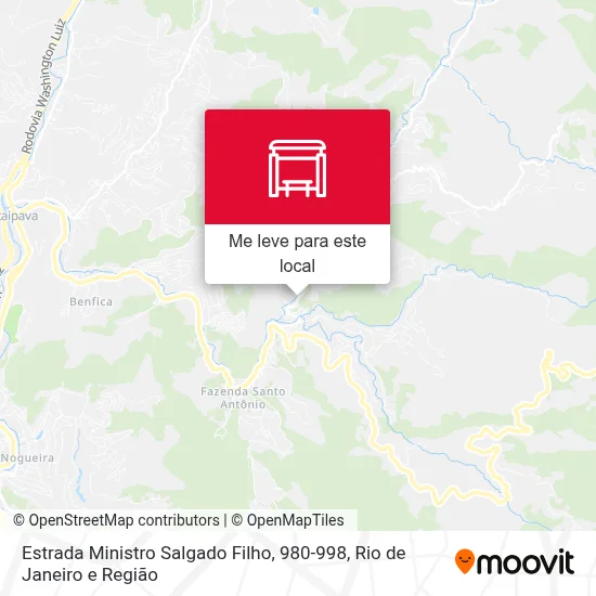 Estrada Ministro Salgado Filho, 980-998 mapa