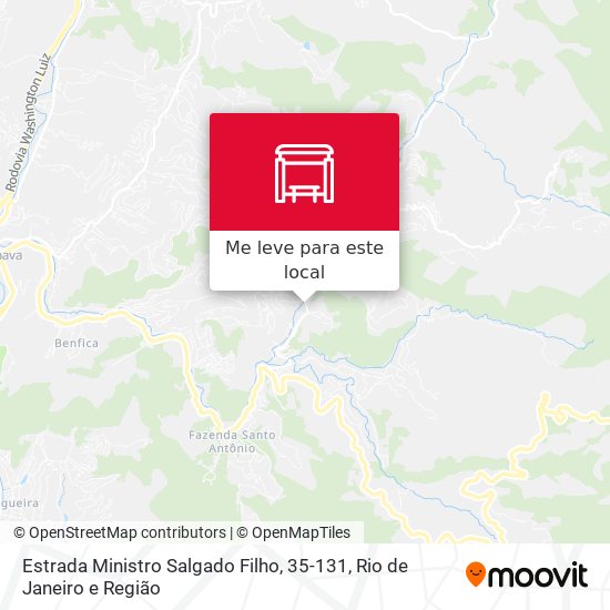 Estrada Ministro Salgado Filho, 35-131 mapa