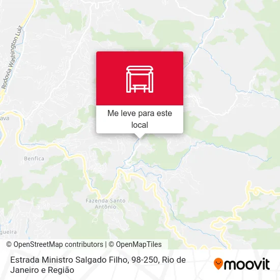 Estrada Ministro Salgado Filho, 98-250 mapa