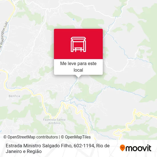 Estrada Ministro Salgado Filho, 602-1194 mapa