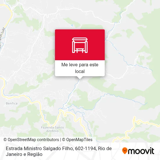 Estrada Ministro Salgado Filho, 602-1194 mapa