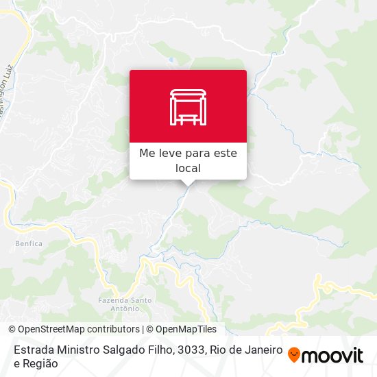 Estrada Ministro Salgado Filho, 3033 mapa