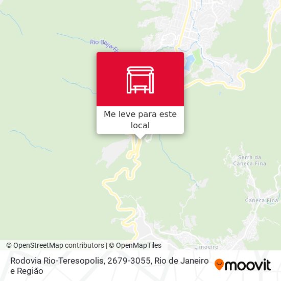 Rodovia Rio-Teresopolis, 2679-3055 mapa
