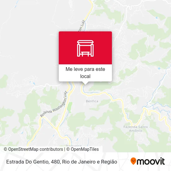 Estrada Do Gentio, 480 mapa