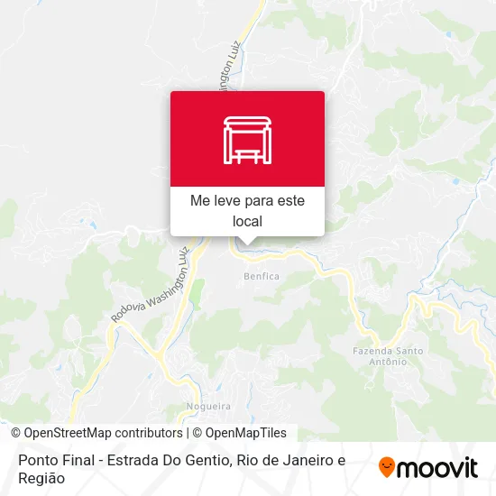 Ponto Final - Estrada Do Gentio mapa