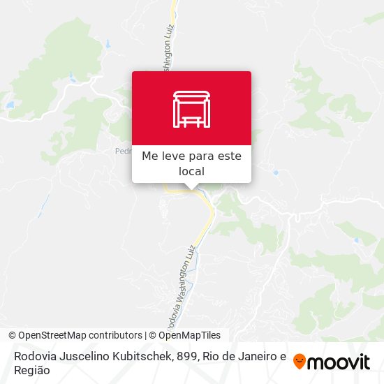 Rodovia Juscelino Kubitschek, 899 mapa