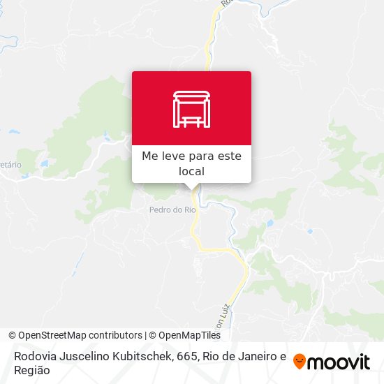 Rodovia Juscelino Kubitschek, 665 mapa