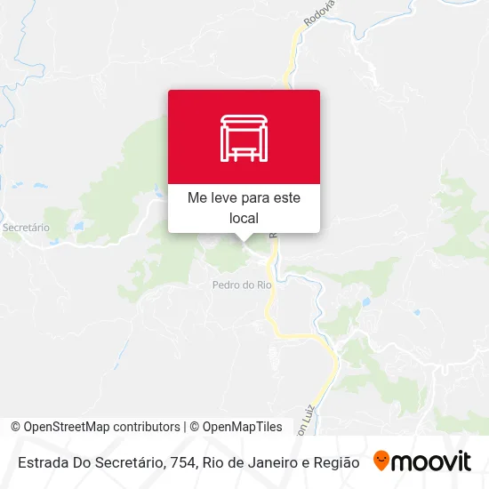 Estrada Do Secretário, 754 mapa