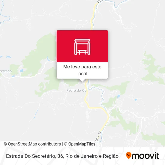 Estrada Do Secretário, 36 mapa