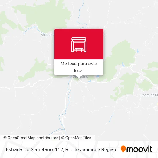 Estrada Do Secretário, 112 mapa