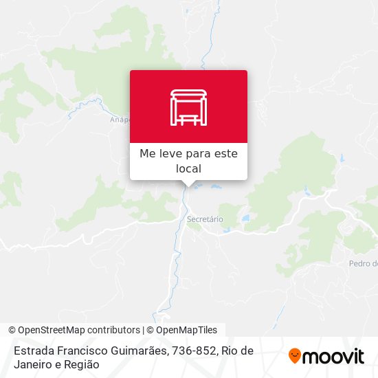 Estrada Francisco Guimarães, 736-852 mapa