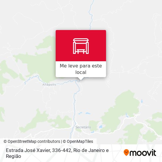 Estrada José Xavier, 336-442 mapa