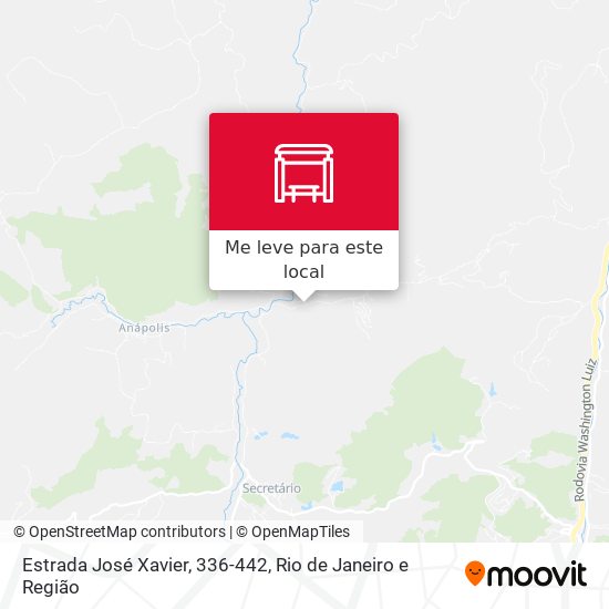 Estrada José Xavier, 336-442 mapa