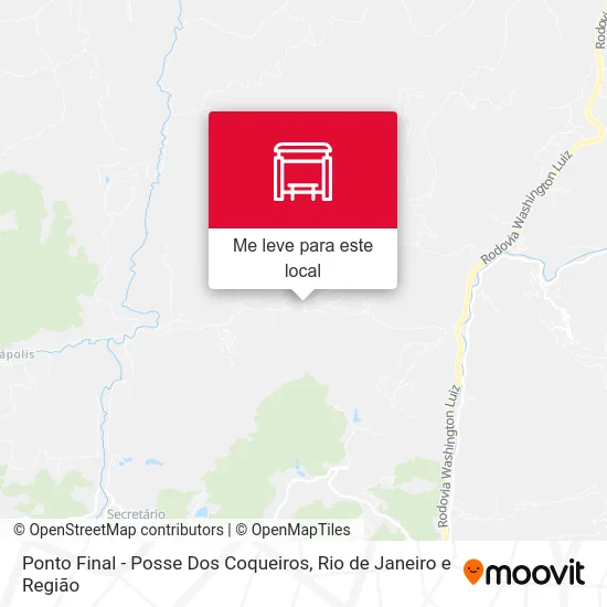 Ponto Final - Posse Dos Coqueiros mapa