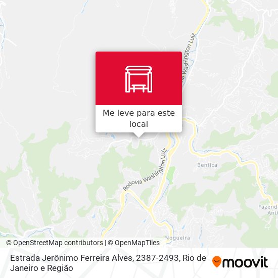 Estrada Jerônimo Ferreira Alves, 2387-2493 mapa