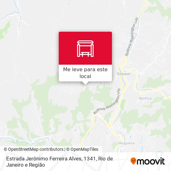 Estrada Jerônimo Ferreira Alves, 1341 mapa