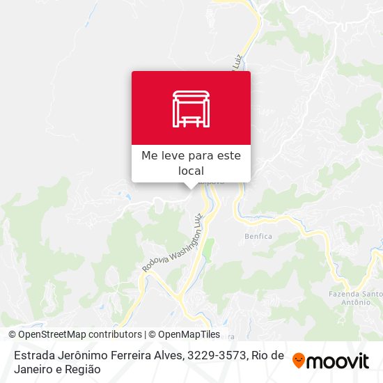 Estrada Jerônimo Ferreira Alves, 3229-3573 mapa