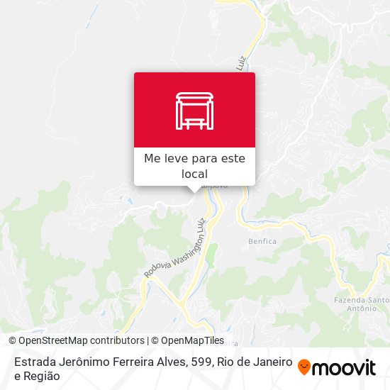 Estrada Jerônimo Ferreira Alves, 599 mapa