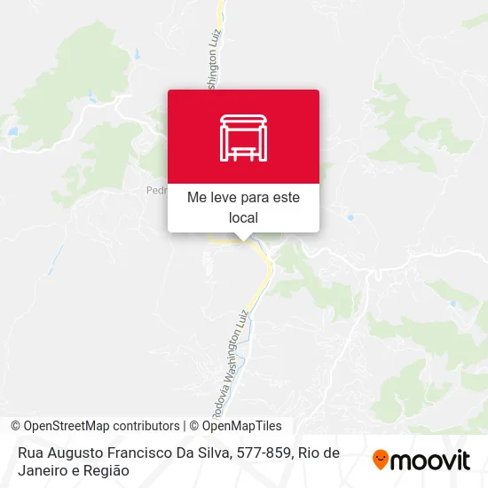 Rua Augusto Francisco Da Silva, 577-859 mapa