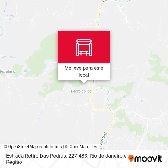 Estrada Retiro Das Pedras, 227-483 mapa