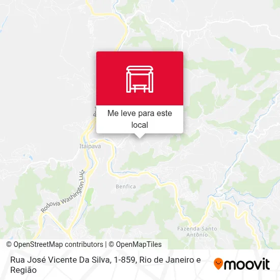 Rua José Vicente Da Silva, 1-859 mapa