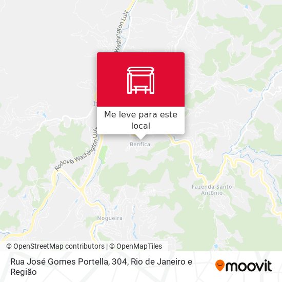 Rua José Gomes Portella, 304 mapa