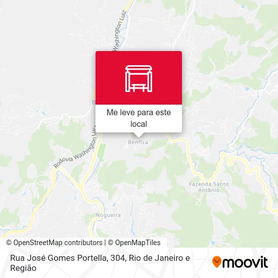 Rua José Gomes Portella, 304 mapa