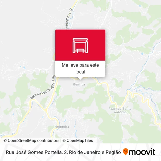 Rua José Gomes Portella, 2 mapa